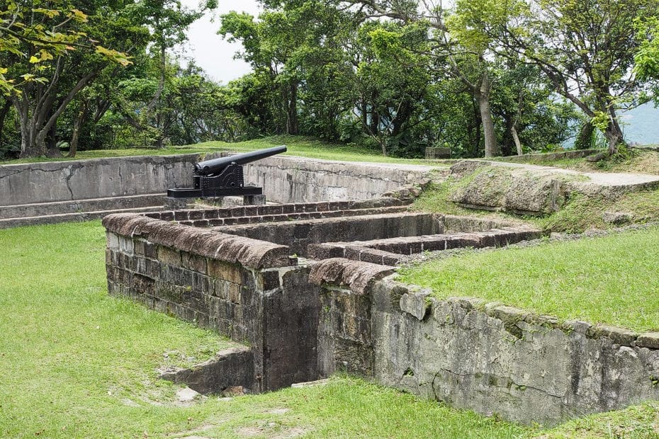Alte Kanone im Ershawan Fort