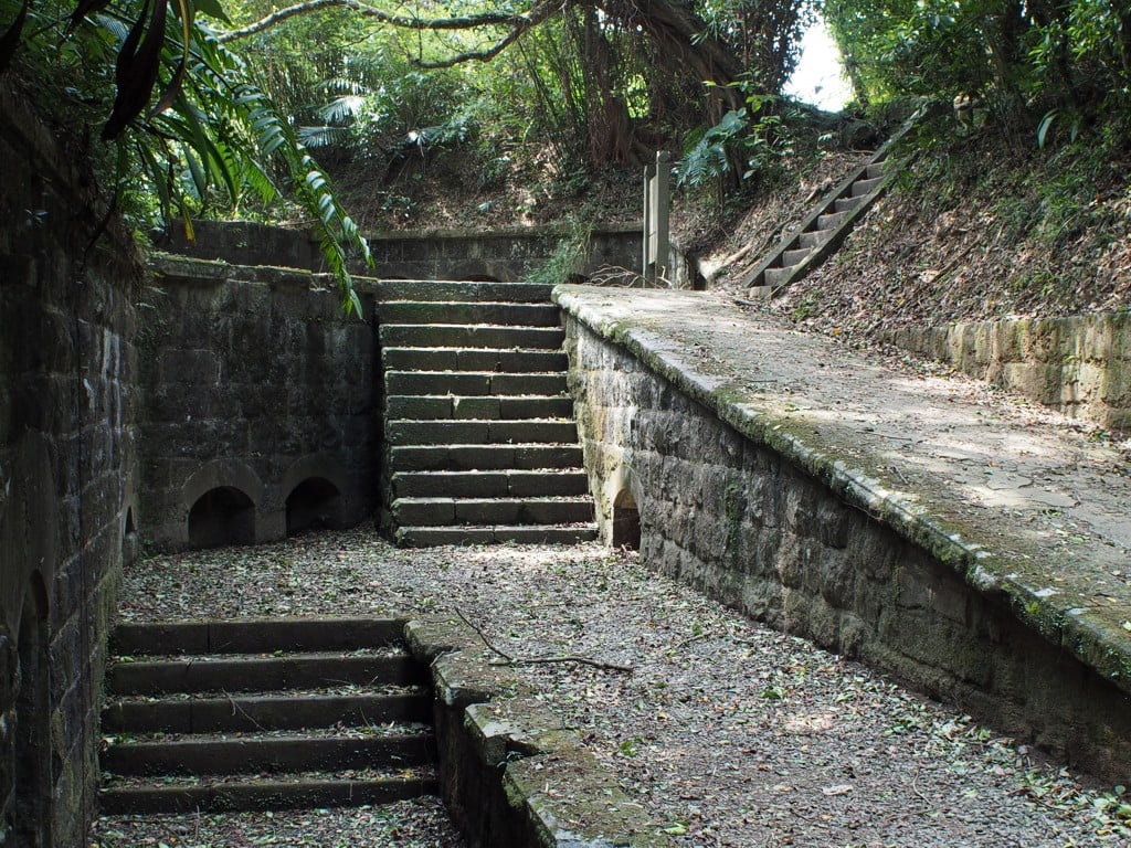 Dawulun Fort. The ramps were used to move cannons and ammunition.