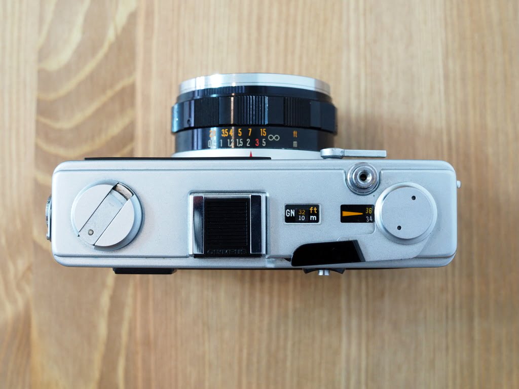 Olympus 35 DC top view