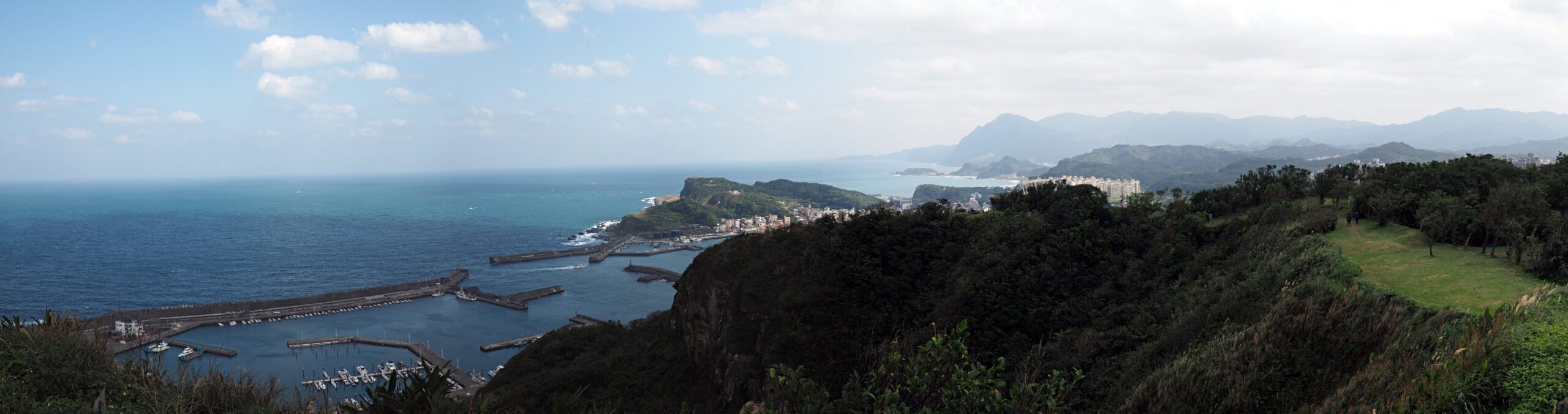 Keelung northcoast, view from Gongziliao Fort to Bitou Cape