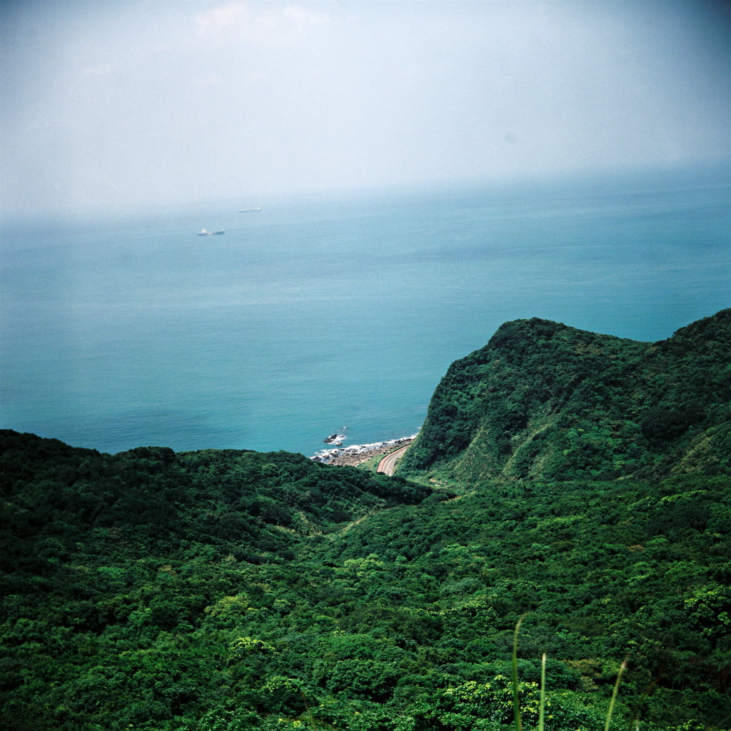 View from the Dawulun Fort in Keelung on the north-coast of Taiwan.