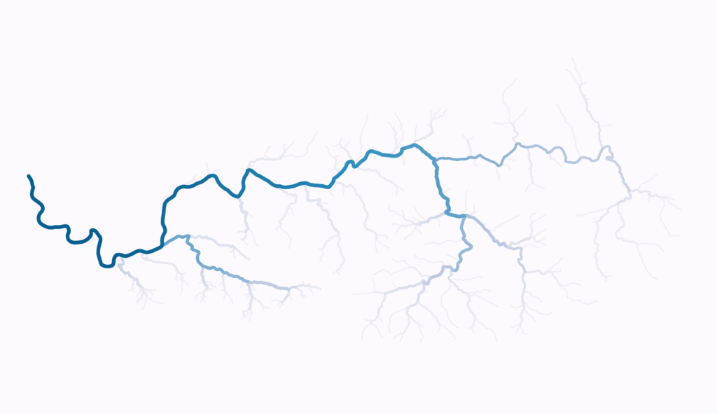Jingmei River network map