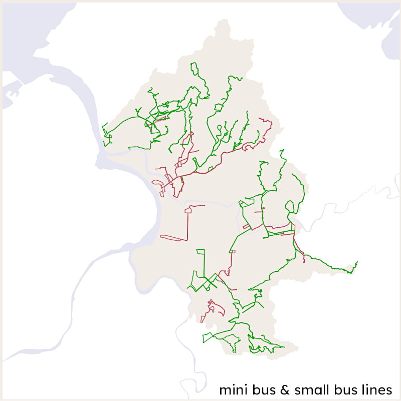 small and minibus lines in Taipei